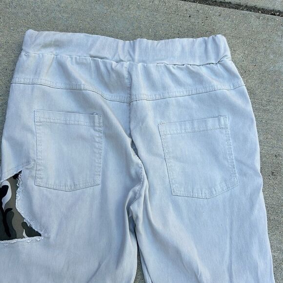 Venti 6 Joggers Solid w/Camo Star Patches, worn once size S - Picture 10 of 14